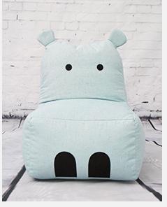 Striped cute Panda ears, child sofa, lazy couch, casual bean bags,Simple in shape, beautiful in heart