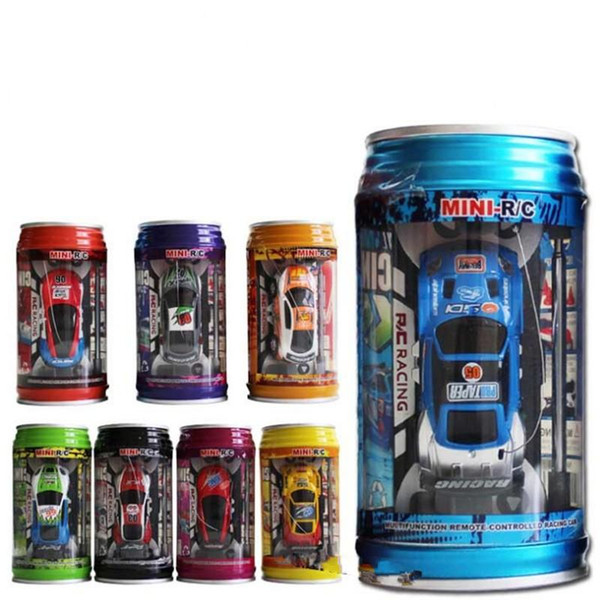 Remote Control Car Coke Cans Kids Toy Resistance Fall Crashworthiness Portable Mini Vehicle Children Toys Gift Originality 24mb ff