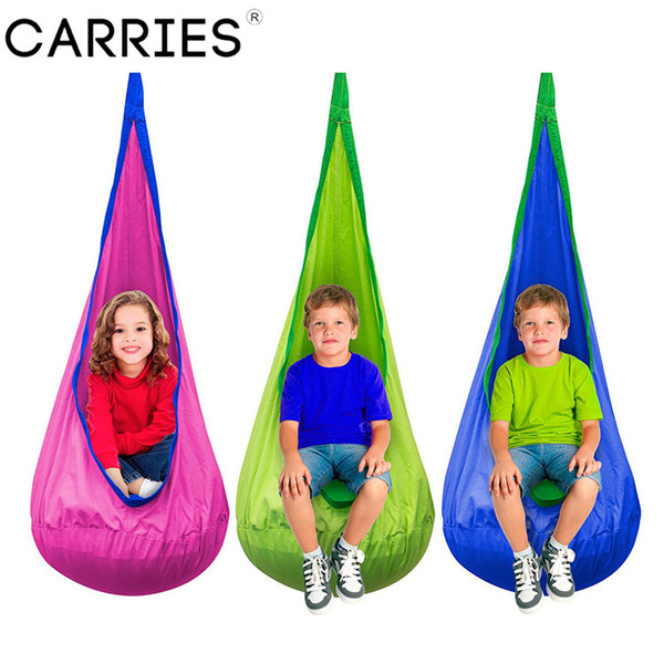 Arries Baby Children Indoor Pod Swing Hammock Hanging Bed Garden Furniture Kids Hanging Chair Camping