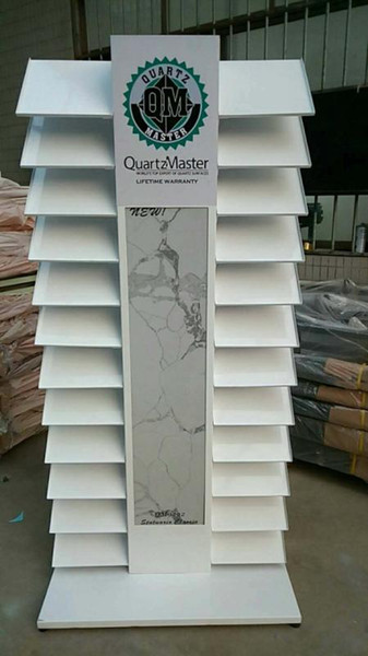 250*250mm quartz display rack/250*250mm Ceramic tile display shelf display stand for quartz and tile store and supermarket