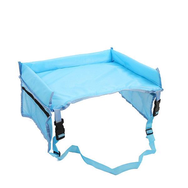 In Stock ! Baby Toddlers Car Safety Belt 5 Color Travel Play Tray waterproof folding table Baby Car Seat Cover Harness Buggy Pushchair Snack