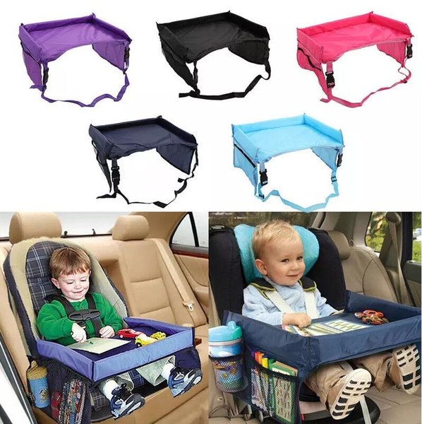 New High quality Waterproof Table Car Seat Tray Storage Kids Children Toys Infant Stroller Holder car storage water table