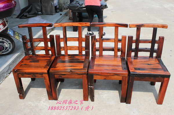 Old wooden chair Old Ship original ecological wood mahogany dining chairs chair chair lounge chair guest host chair