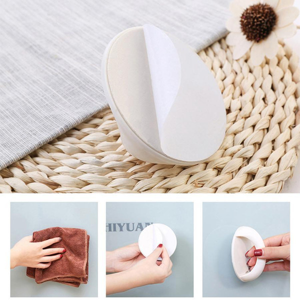 Hot Sale 4 Colors Imported Paste Type Wardrobe Door Handle Durable ABS Round Multifunction Sliding Door Glass Window Handle DH0655