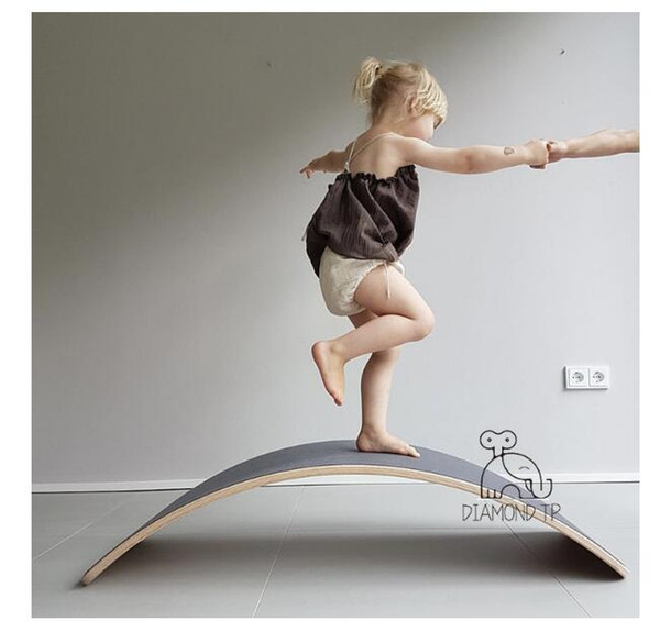 Children's seesaw Fitness Board Balance Board Yoga board Children Furniture entertainment facilities photographic props Preschool facilities
