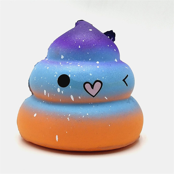 Squishy Toy Creative colorful poop Kawaii Candy Soft Slow Rising Stretchy Squeeze Kid Toys Relieve Stress Bauble Children's Day Gifts