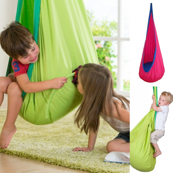 1 Piece Baby Swing Children Pod Hammock Indoor Outdoor Hanging Chair Adult Hanging Seat Chair Nest Blue Green Orange