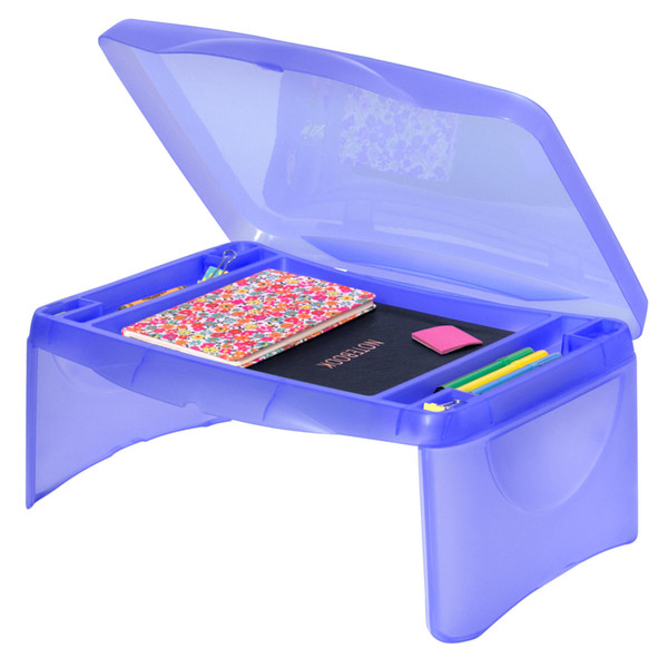 Best Choice Products Kids Folding Lap Desk W/ Storage- Blue