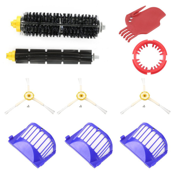 3pcs Side Brush Vacuum Cleaner Filter For 600 One Rolling Brush Glue Flat Comb Circular Rolling For Roomba Dropshipping