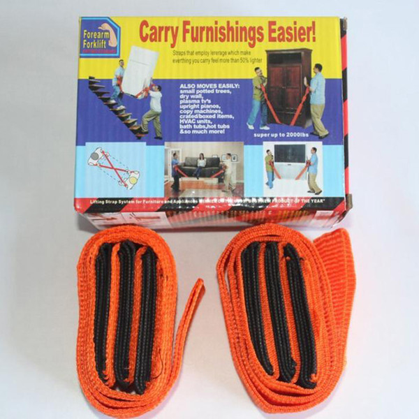 Forearm forklift Moving Straps Forearm Delivery Transport Rope Belt Home Carry Furnishings Easier Furniture Carry Tools (1Pack=2pcs)