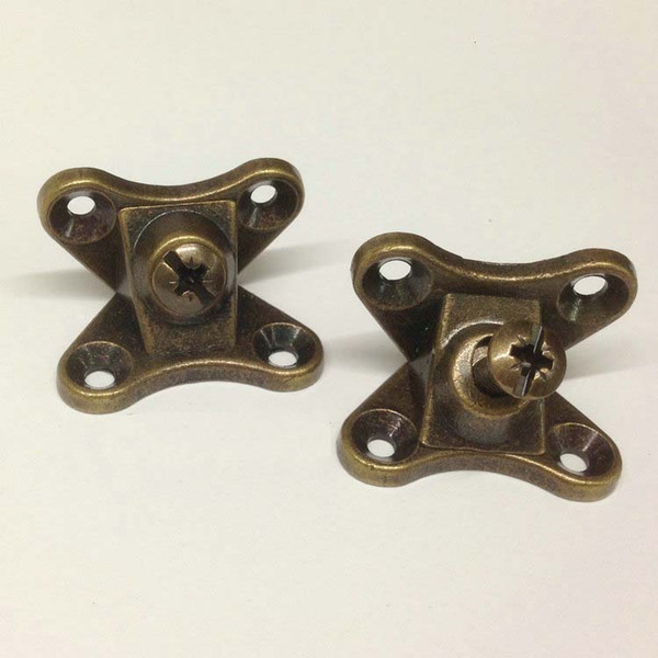 zinc alloy screw Green bronze furniture fittings triple connector plate assembly household hardware DIY fastener