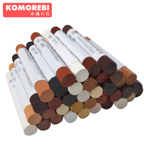 komorebi 46 colors Wooden furniture paint floor repair floor wax crayon scratch patch paint pen wood composite repair materials