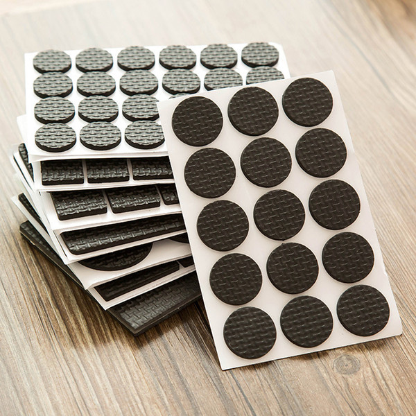 Thickening Non-slipTable Foot Pad Tables Legs Protective Pad Chair Feet Anti-wear Adhesive Mat Black
