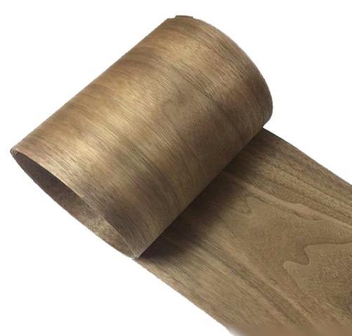 L:2.5Meters/pcs Wide:150mm Thickness:0.2mm Natural black walnut veneer Solid wood Speaker skinning veneer
