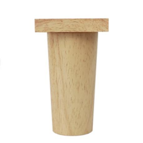 4PCS/LOT H:11CM Diameter:4-6.5cm Rubber Wood Sofa Cupboard Legs Feet Furniture Support Foot Parts