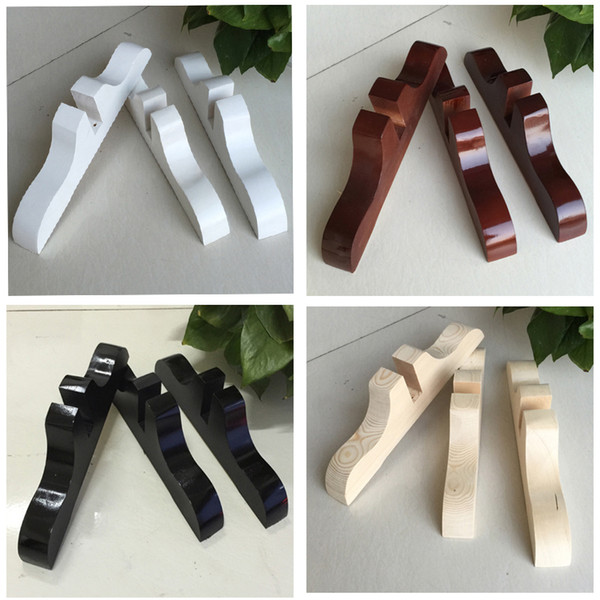 Screen stand solid wood base partition base support upright stand room divider bracket 1 pack=3pieces