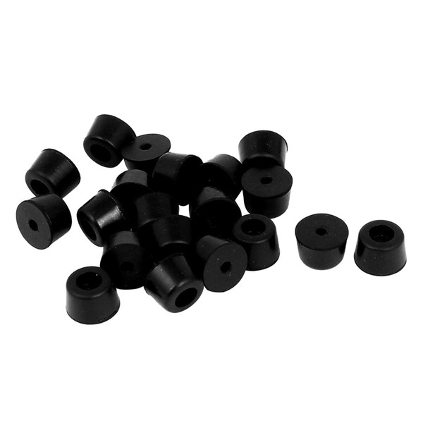 Wholesale- Rubber Anti Vibration Isolator Absorber Base Foot Pad 20Pcs Black