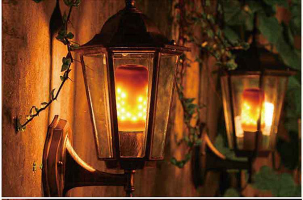 Creative Hot Simulation Fire Bulb Lamp LED Flame E27 Home Decorative Atmosphere Flickering Upwards Bulb 3 Mode LED Flame Lamp