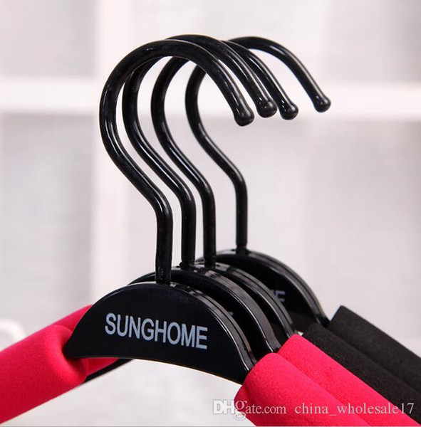10pcs sponge cloth sponge clothes rack clothes hanger.