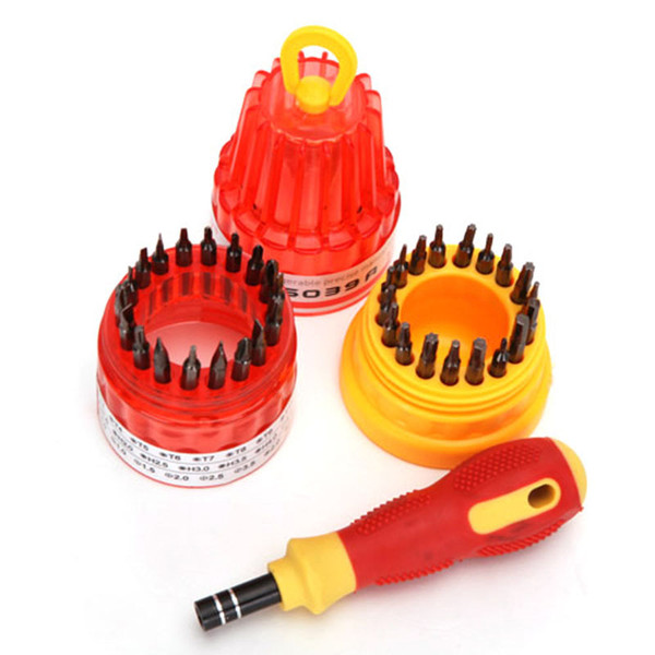 Wholesale- 37 in 1 Screwdriver Set Mobile Phone Repair Kit Tools JACKLY 6039