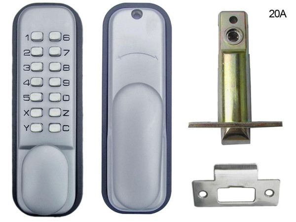Intelligant Hot Mechanical Lockey Keyless Programmablel Digital Doors Lock Coded Lock with Handle New
