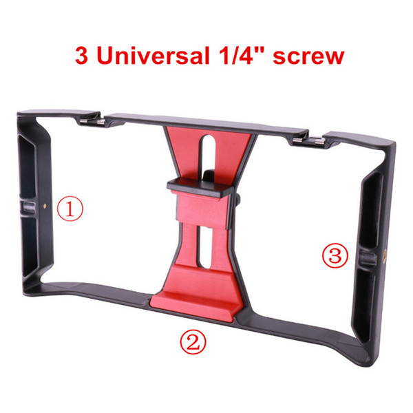 Ulanzi Handheld Smartphone Video Rig Case for iPhone X Samsung Phone Rig Stabilizer Live stream Youtube Filmmaking Vlogger