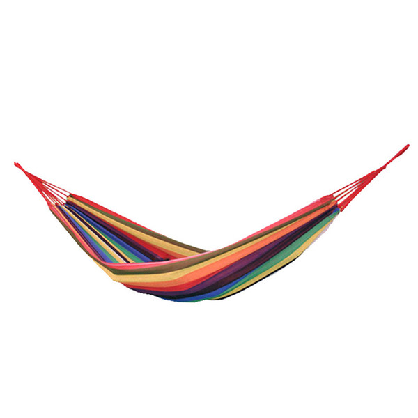 Wholesale 5pcs/lot Camping Durable Thicken Hammock Canvas Furniture Sleeping Hanging Chair Swings Bed 200x80cm