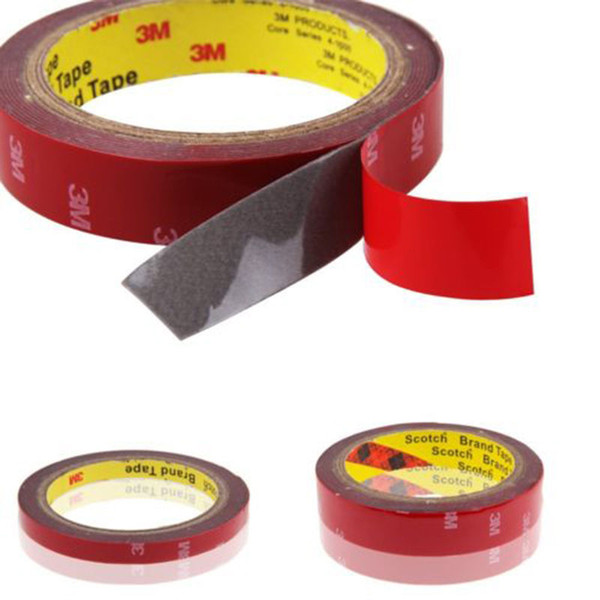 1pcs High Strength Auto Truck Car Sticker Acrylic Foam Vehicle Double Sided Adhesive 3M Red Tape Car Interior Tape 10mm Wide