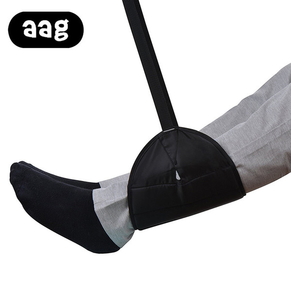AAG Foot Rest memory foam Airplane Footrest Carry-On Foot Rest Adjustable Height Travel Accessories Footrests Hammock