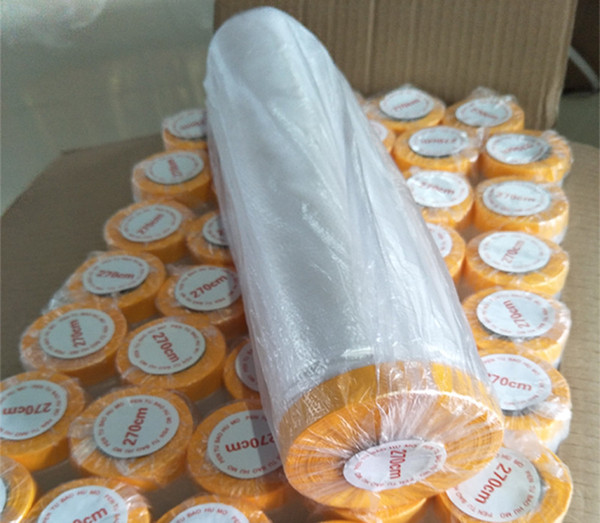 House Renovation Furniture Dust Water Protect Cover Sheet Clear Pvc Cover with Adhesive tape