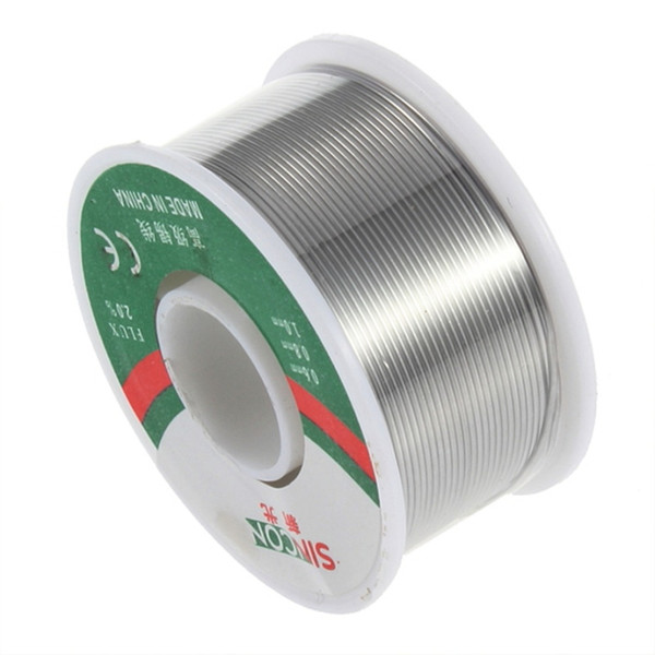 Wholesale- 63/37 Tin/Lead Electrical Solder Wire Reel 100g 0.8mm Rosin Core Flux Roll Tin Solder Soldering For Welder Iron Wire Reel