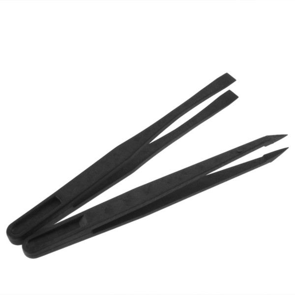 Wholesale- 1Set New 6PCS Precision PPS+Fiber composite plastics Tweezer Set Plastic Anti Static Tool Kit High Quality Free Shipping
