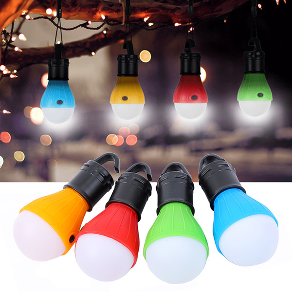 4 Colors Lantern Tent Light LED Bulb Emergency Lamp Waterproof Hanging Hook Flashlight For Camping Furniture Accessories