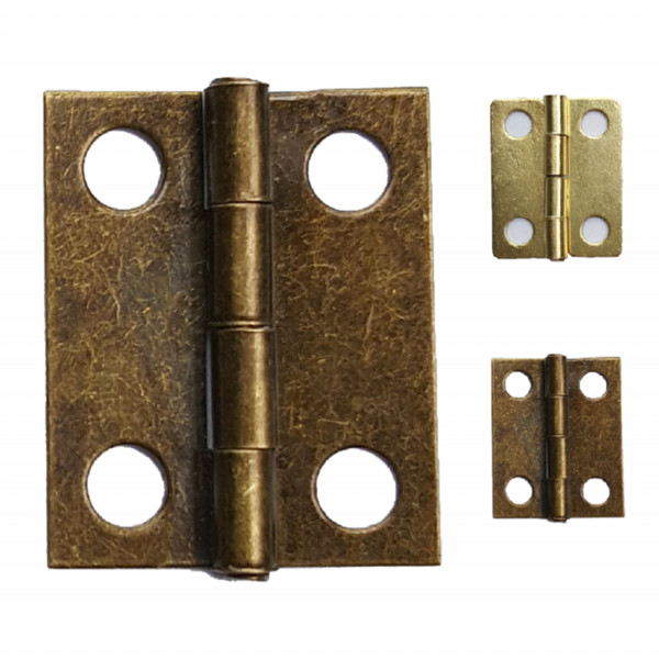 1000pcs/lot 18 *15mm Bronze Brass Hinges Wholesale Wooden Box Hinge Small Hinges for Box Hardware Decoration