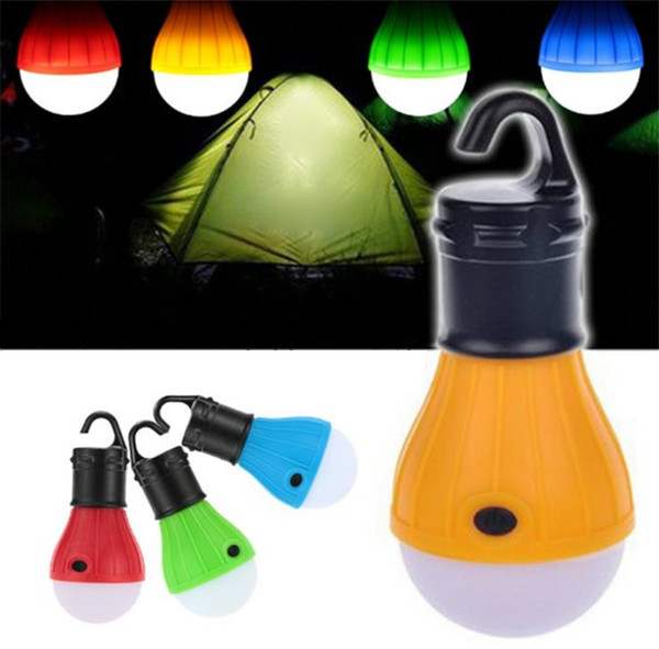 New Mini Portable Lantern Tent Light LED Bulb Emergency Lamp Waterproof Hanging Hook Flashlight For Camping Furniture Accessories I429