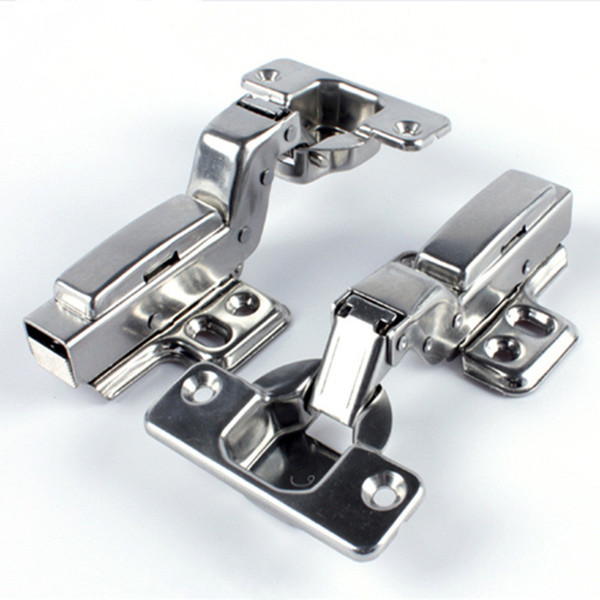 4PCS Brand New And Good Quality Full Overlay Cup Soft Close Cabinet Kitchen Door Hydraulic Hinges Damper