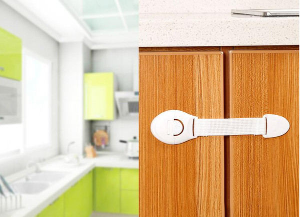 Baby Drawer Lock Multi Function Paste Type White Childproof Locks Prevention Of Child Injury Furniture Articles