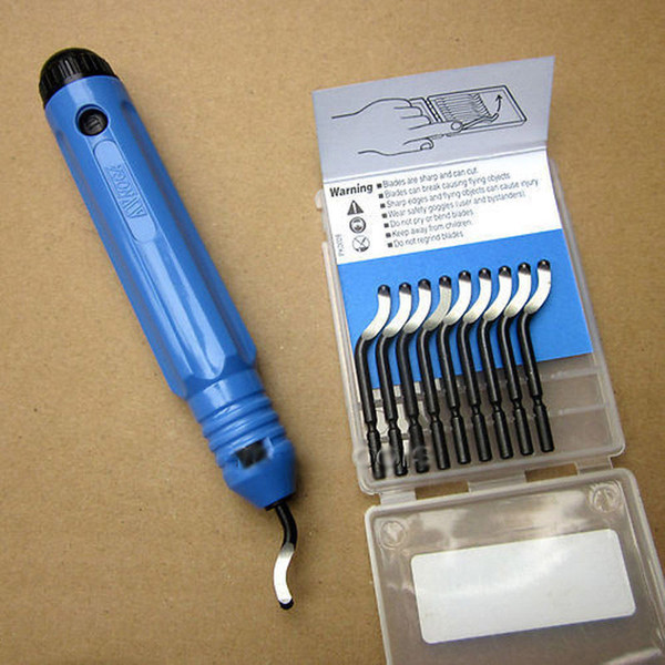 High quality NOGA NB1100 Plastic Burr Handle With 10pc BS1010 Blades Hand Deburring Tool