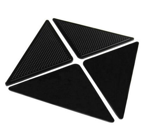 New 4pcs/Set Reusable Washable Rug Carpet Mat Grippers Non Slip Silicone Grip For Home Bath Living Room