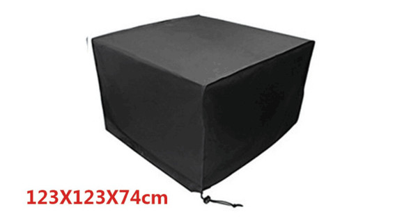 210D Outdoor Garden Furniture Table Chairs Cover Durable and Water Resistant Protection Cover 48.43inches