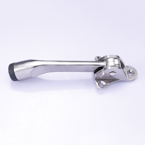 Hot Selling Doorstopper Kick Down Bedroom Door Mounted Stopper Soft Rubber Head Doorstop Safety Door Stopper