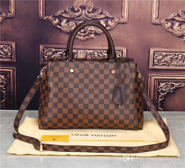 2019styles Handbag Famous Designer Brand Name Fashion Leather Handbags Women Tote Shoulder Bags Lady Leather Handbags M Bags purse 171