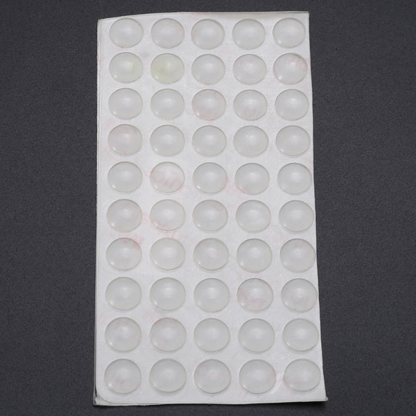 50pcs Self Adhesive Rubber Feet Pads Silicone Transparent Cupboard Door Close Buffer Bumper Stop Cushion for drawer cabinet
