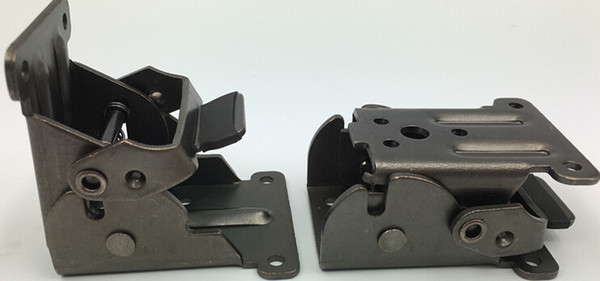 2pcs free mail direct tea table legs folding hinge hinge hinge leaf 90 degree self-locking table invisible bracket accessories