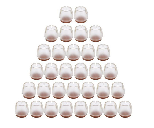 Silicone Feet Leg End Tip Caps Round Furniture Table Feet Cover Silicone Feet Pads Chair Leg Wood Floor Protectors Set