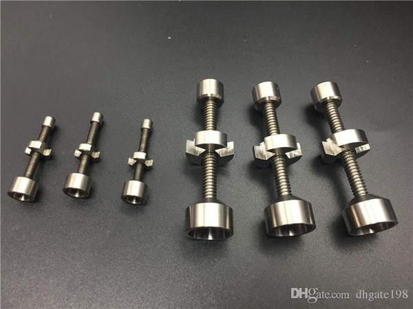 New G2 TITANIUM NAIL for vapor glass bong water pipe 10mm 14MM and 18.8mm Free shipping Grade 2 Titanium Nail
