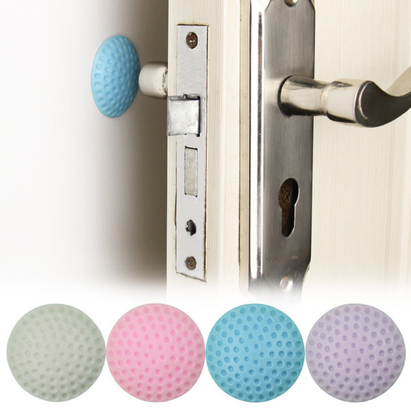 After the wall thickening mute fenders rubber fender modeling door Golf handle door lock protection pad protection rod wall TT291