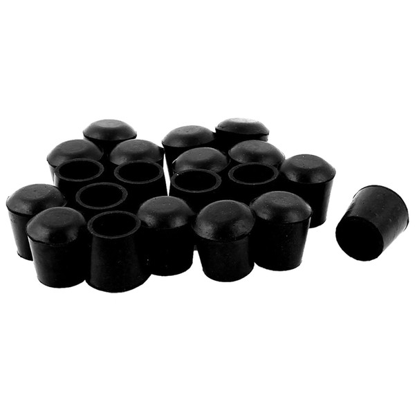 Rubber Antislip Furniture Table Foot Cap 20Pcs for 18mm Dia Leg