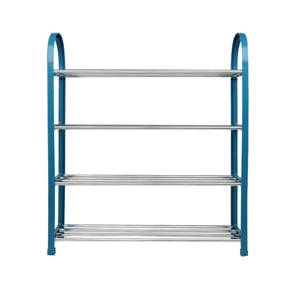Home Shoe Rack Multi Layer Metal Assembly Shoe Rack Storage Rack Home Discount Stainless Steel Tube + Plastic