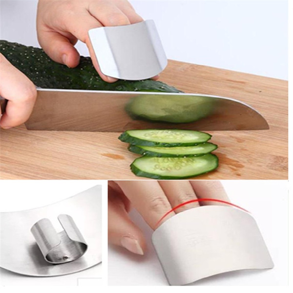 stainless steel finger protection tools, safety slicing, Finger guard kitchen accessories, kitchen Furniture Cooking Gadgets T5I003